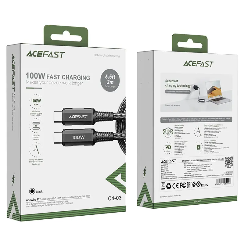 ACEFAST CABLE C4-03 100W 2M