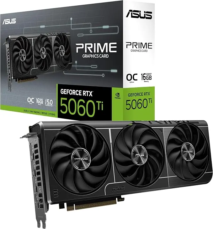 ASUS Dual GeForce RTX™ 5060 TI 16GB OC Edition 