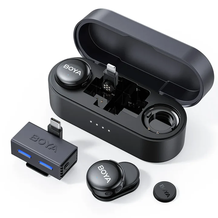 BOYALINK 3  AI-Powered Button-Sized Wireless Microphone
