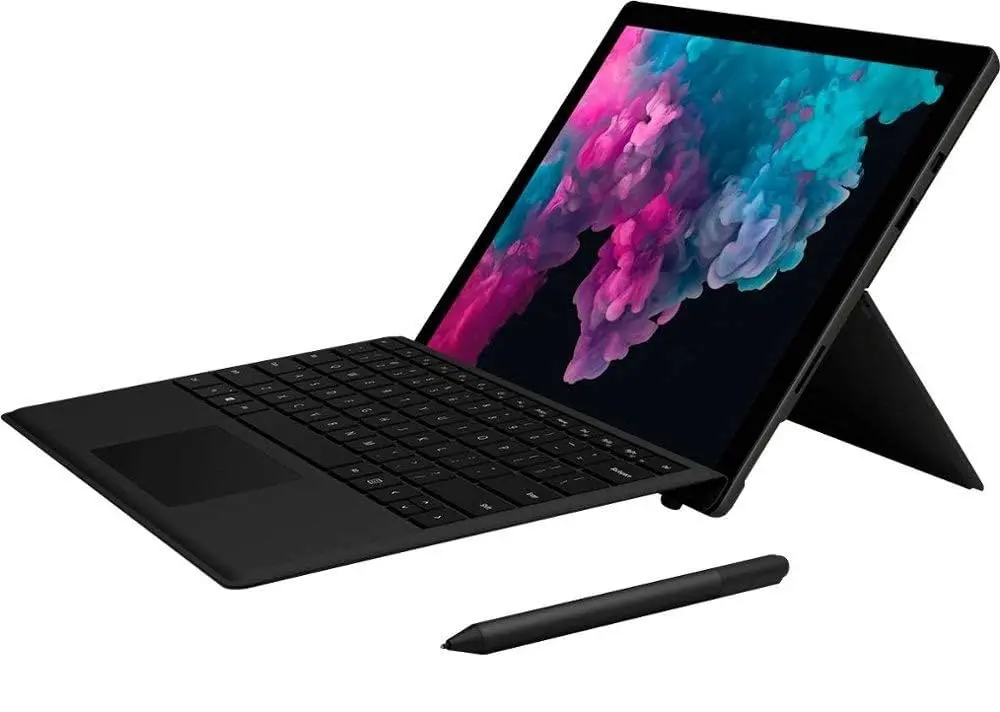 MICROSOFT SURFACE PRO6  CORE i5 8TH 8GB SSD 256GB TOUCH SCREEN WITH KEYBOARD مستعمل+قلم	