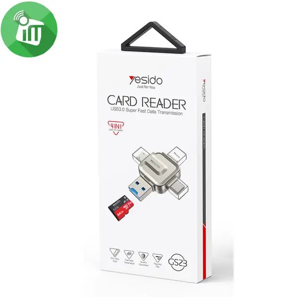 Yesido GS23 4in1 USB 3.0 Multifunction Card Reade