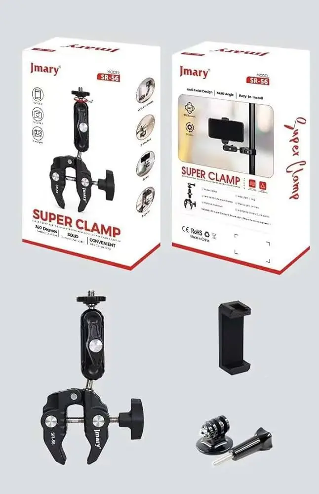 JMARY SR-56 حامل تثبيت متعدد SUPER CLAMP