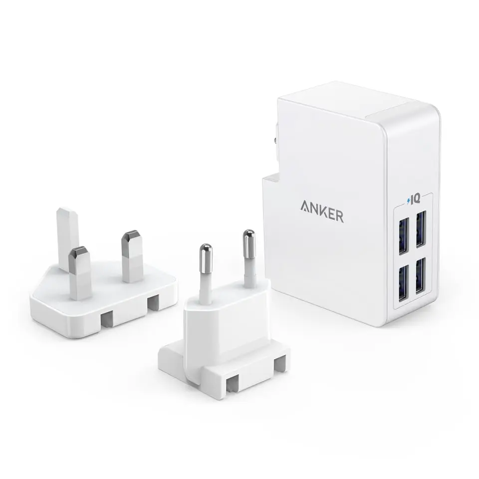 Anker Power Port 4 Wall Charger A2042L11 
