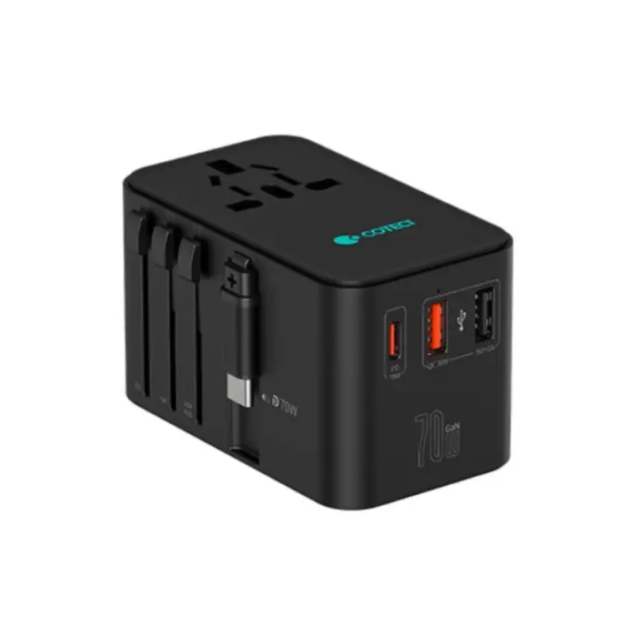 Coteci 70W GaN Universal Travel Charger