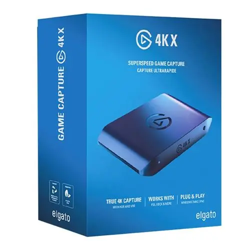Elgato 4K X 4K144 HDR10 External Capture Card with