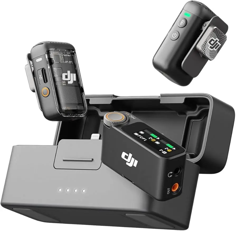 DJI Mic 2 – Dual-Channel Wireless Microphone System دي جي آي ميك 2 