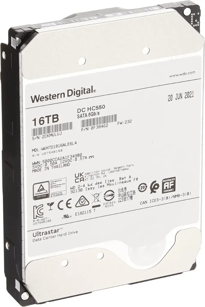 Hard Western Digital 16TB 3.5