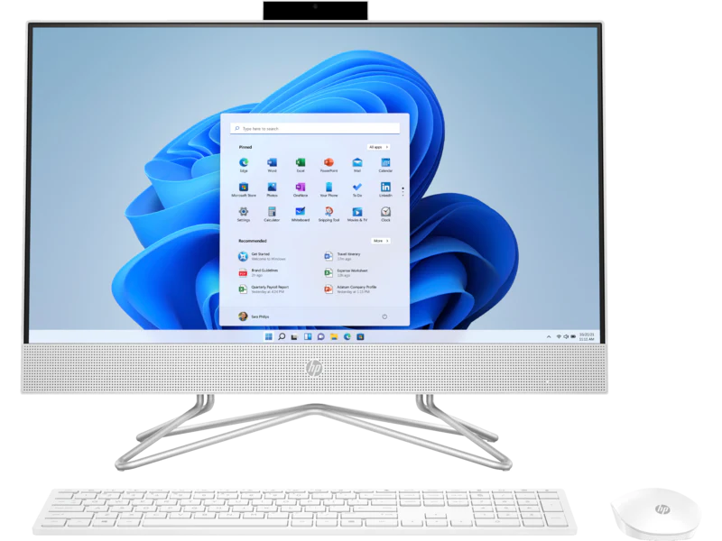 HP All in One 24-Cb1017 -Core i5-1235U  RAM 8GB 512GB SSD NVMe  FHD IPS GPU MX450