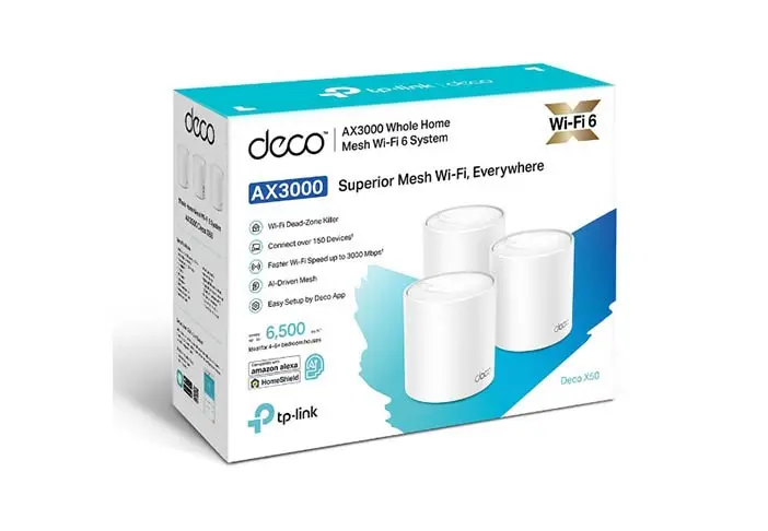 tp-link Deco X50 AX3000 Wi-Fi 6Mesh System 3 pack