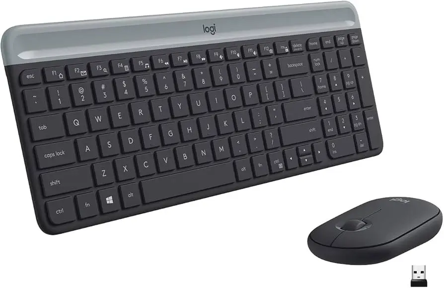 LOGITECH MK470 Slim Combo - ROSE Mouse+Keyboard