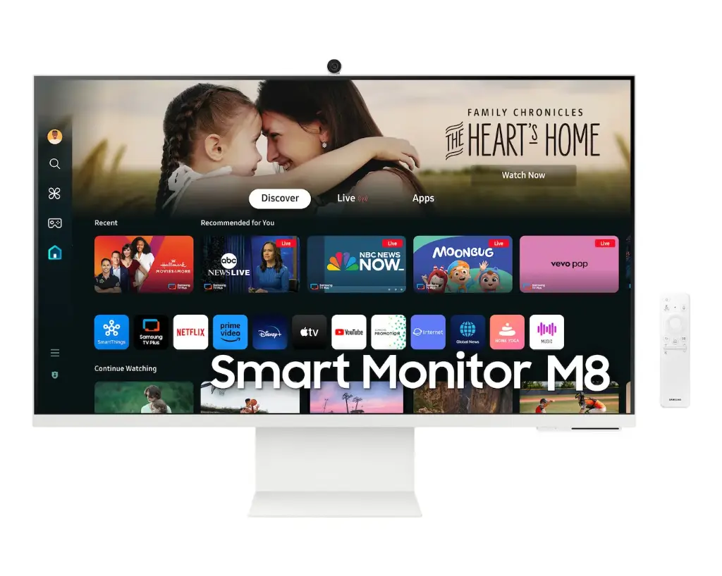 Samsung M8 LS32DM801UMXUE Smart Monitor 32"    Speaker 4K White (3,840 x 2,160) 