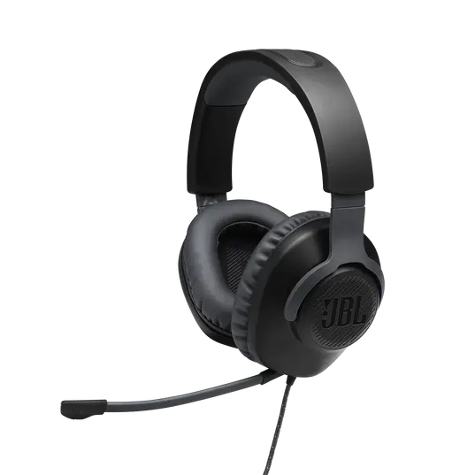 JBL Quantum 100M2 Wired Over-Ear Gaming Headset  Signature 3.5 mm Headphone Jack, Detachable Mic