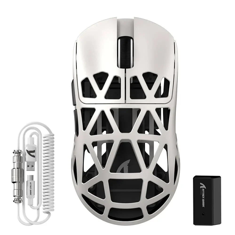 ATTACK SHARK R2 Magnesium Alloy PAW3950 Gaming Mouse 8K