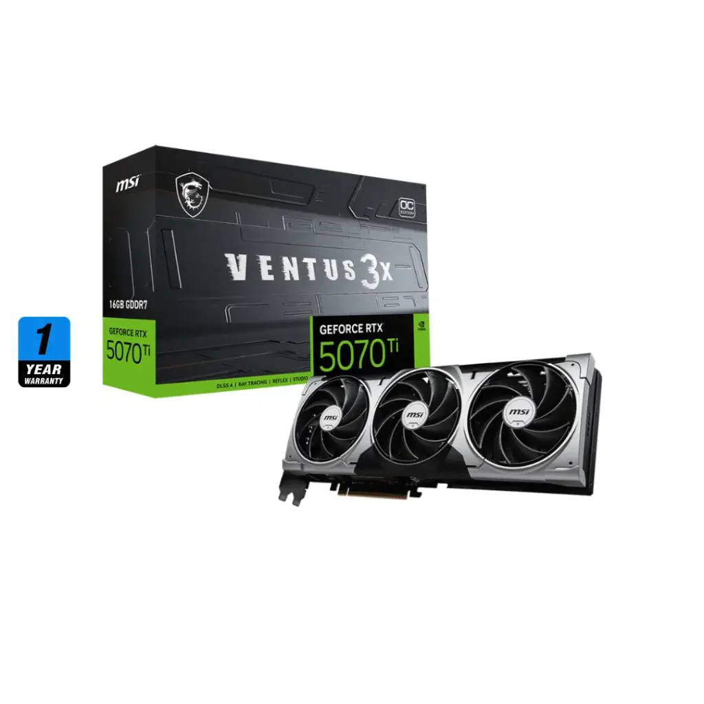 MSI GeForce RTX 5070 Ti VENTUS 3X OC - 16GB