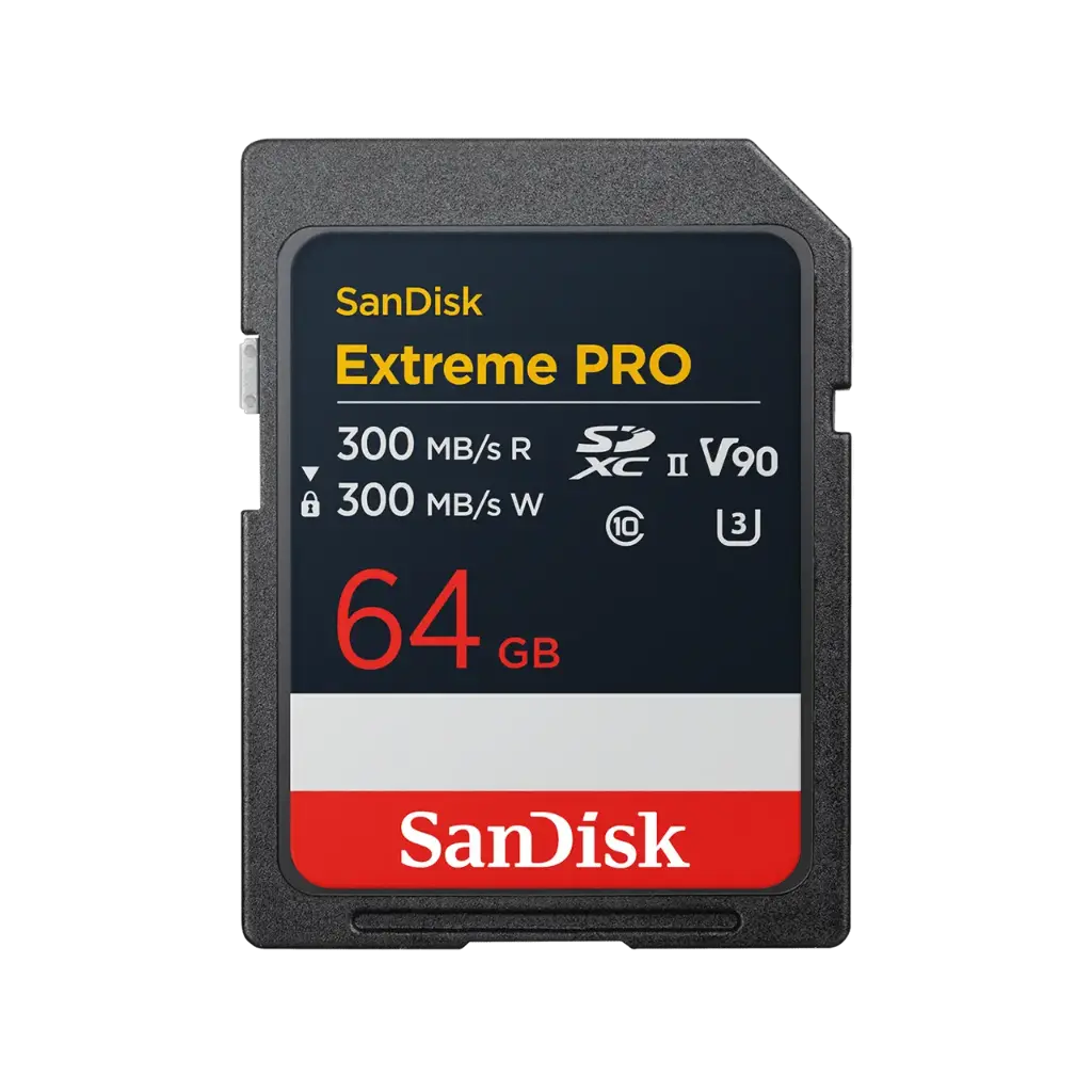 SanDisk Extreme PRO SDXC UHS-II Memory Card - Up to 300MB/s 8K, 4K UHD, SD Card
