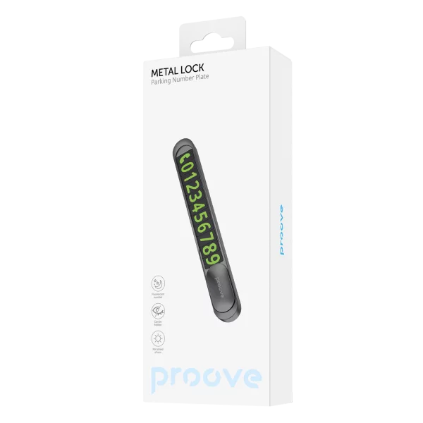 Parking Card Proove Parking Number Plate Metal