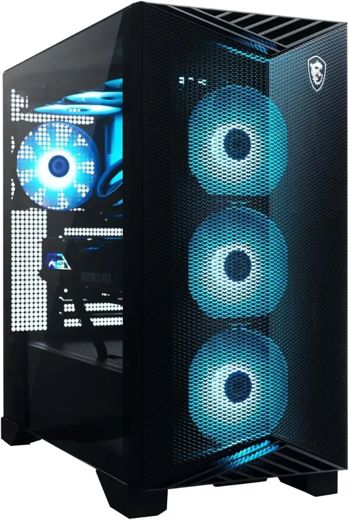 MSI Aegis ZS2 Gaming Desktop AMD Ryzen 7 9800X3D 32GB Ram DDR5  2TB SSD NIVIDA RTX 5080 Liquid Cooled With MSI Mouse + Keyboard