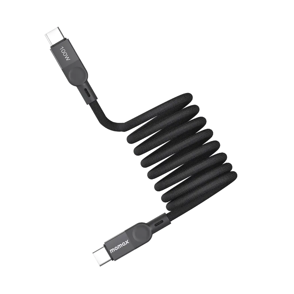 Momax Elite Mag Link 100W USB-C TO USB-C Magnetic Cable 2M 