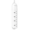 Huntkey DMA-404 Power Strip 4 Universal AC Outlets 3 Meter Extension Cord Surge & Overload Protection 2500 W  10 A