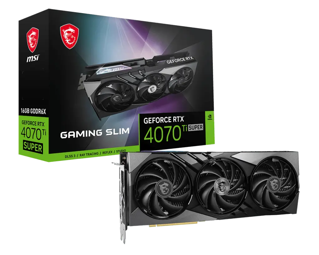 MSI GAMING SLIM GeForce RTX 4070 Ti SUPER (used )