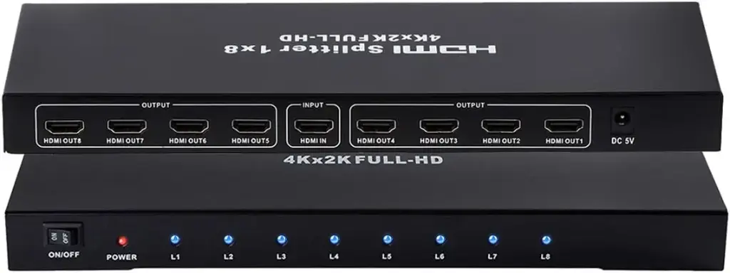 SPLITTER HDMI 8 port SP148 4k 60hz