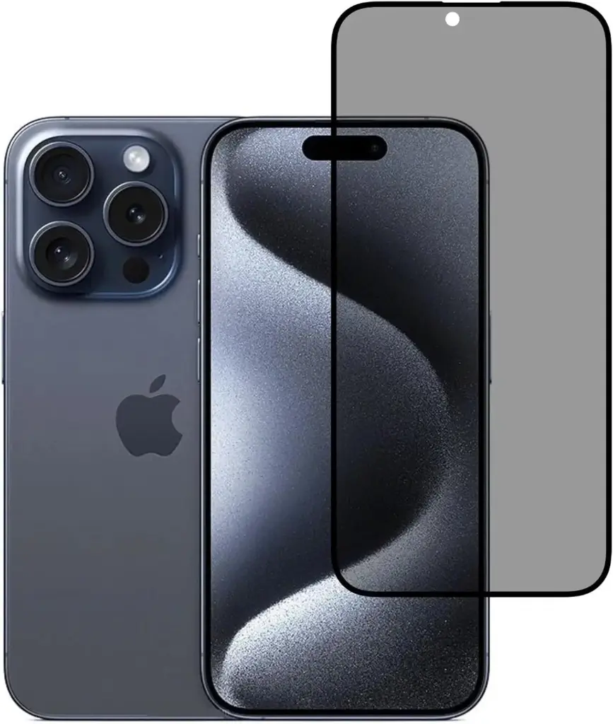 M5 Tempered Glass 3D Privacy Protector for iphone 16/17 Pro Max