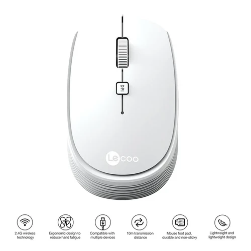 Lenovo Lecoo WS202 2.4G Wireless Mouse 