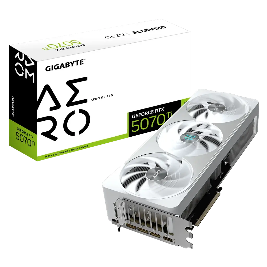 Gigabyte GeForce RTX™ 5070 Ti AERO OC 16GB