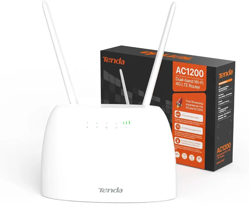 Tenda Router AC1200 2ANT 4G LTE Dual Band