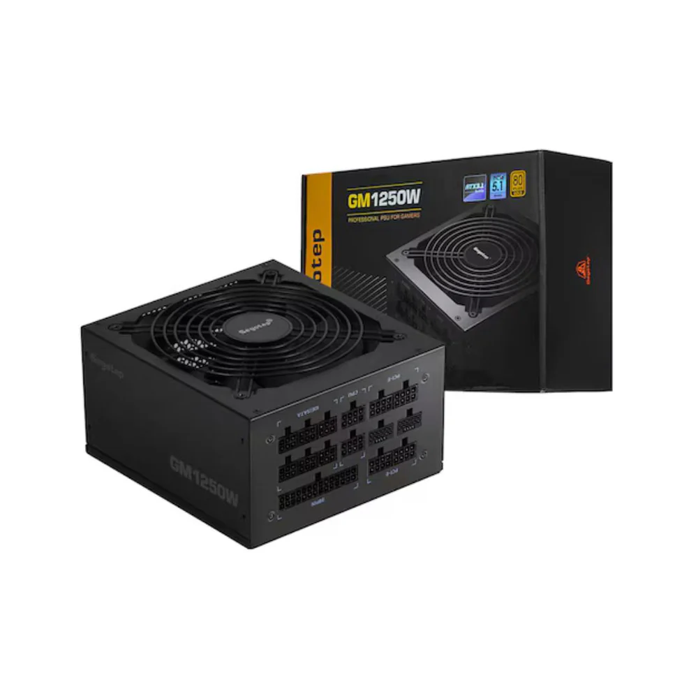 PSU Segotep GM1250W 1250W Gold 80+ Full Modular 80+, PCIe 5.1 & ATX 3.1
