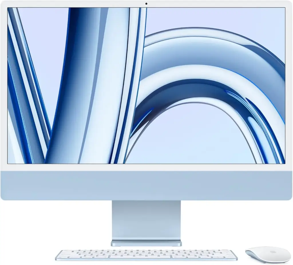 All-in-One Apple M3 IMac 24 inch with Retina 4.5K display chip with 8‑core CPU and 10‑core GPU 8GB  256GB 