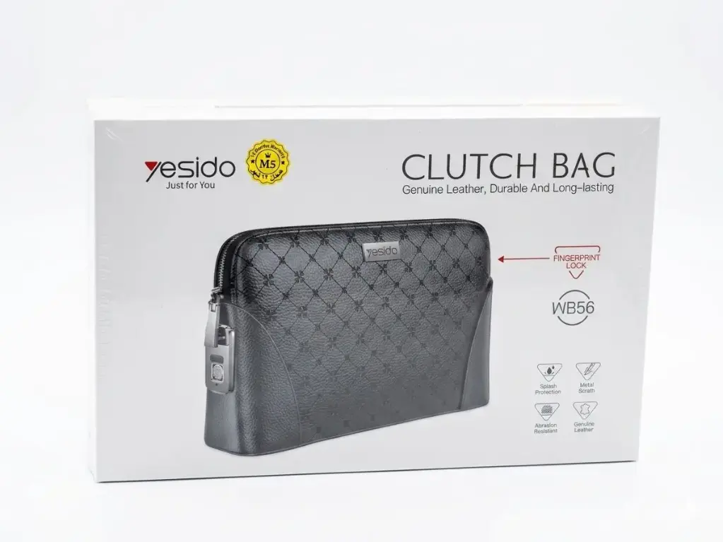 YESIDO HANDBAG WITH FINGERPRINT WB56 حقيبة بصمة