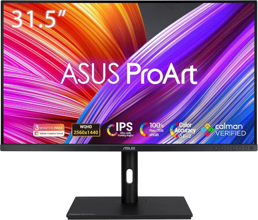 Asus ProArt PA328QV 32 Inch 75Hz 5Ms QHD IPS Gaming Monitor