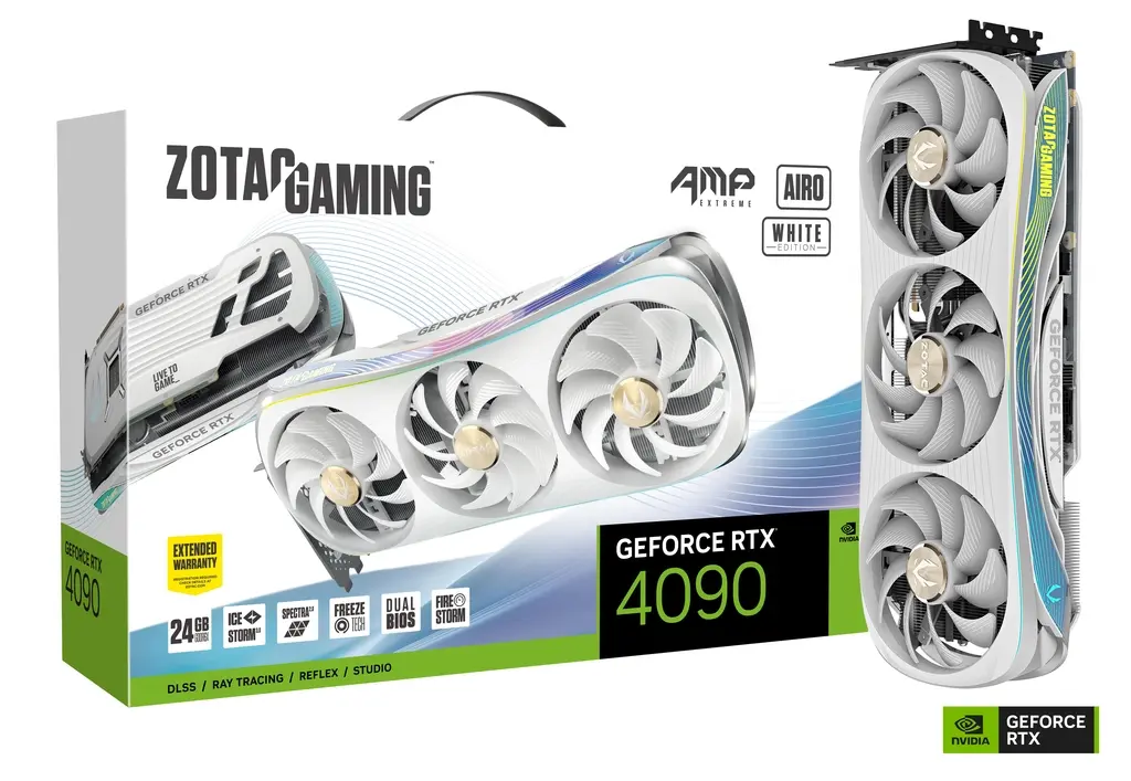 NVIDIA ZOTAC RTX 4090 WHITE