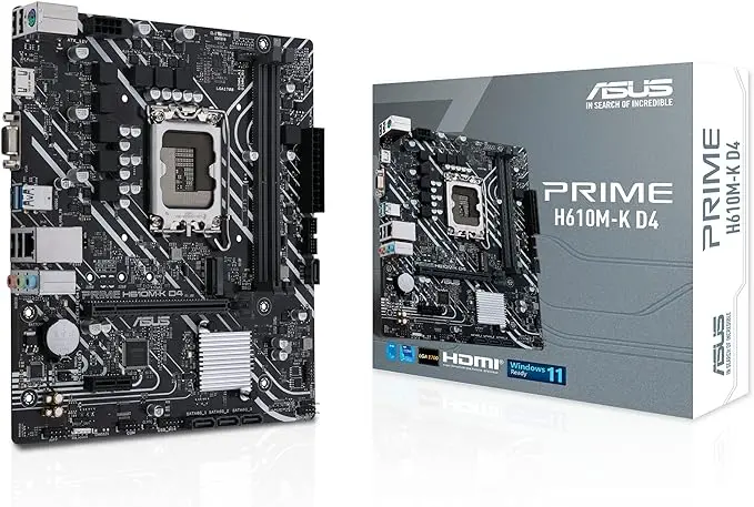 ASUS PRIME H610M-K D4 Motherboard