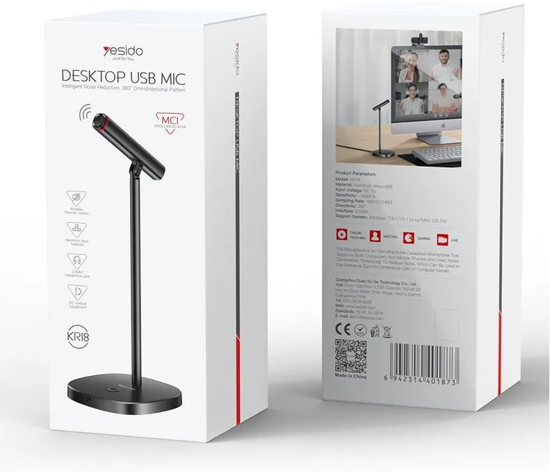 YESIDO KR18 DECK MICRIOPHONE (ANC)