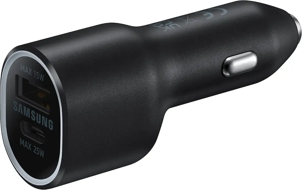 Samsung 25W Dual Port USB-C & USB-A Car Charger 