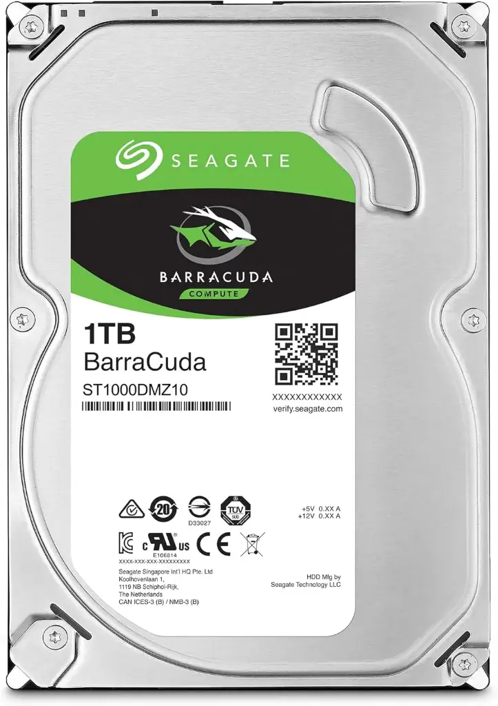 SEAGATE 1TB 3.5 SATA 6 Gb/s 7200 RPM