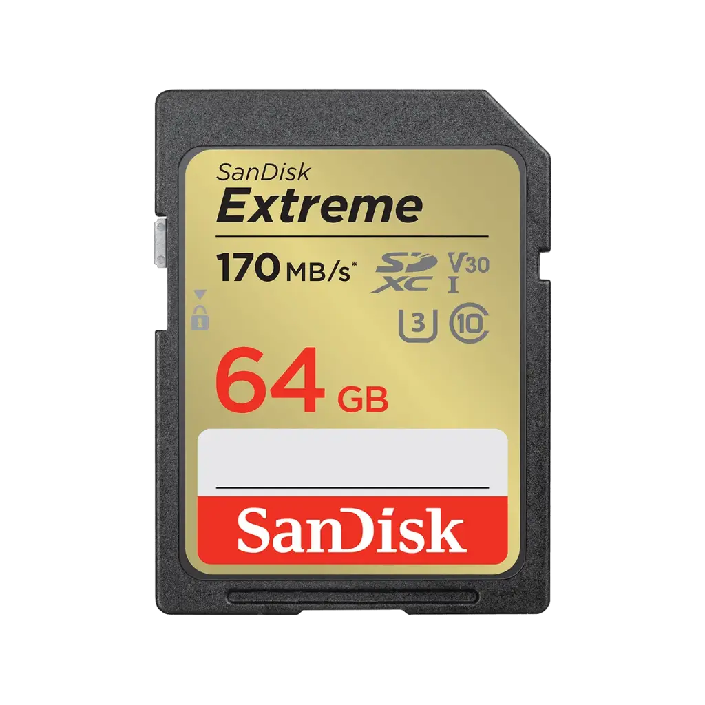 SanDisk Extreme PRO microSDXC 64GB 170MB + SD Adapter