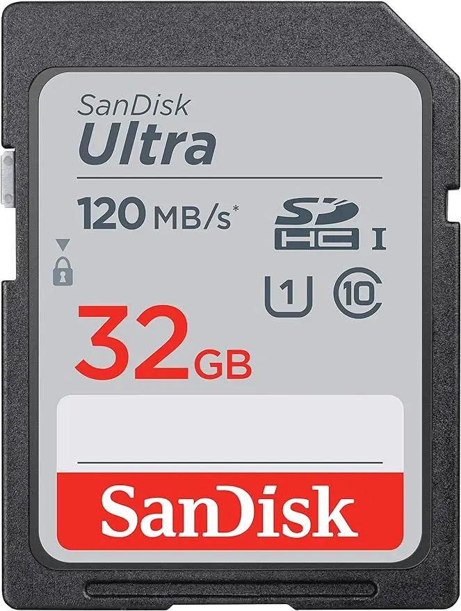RAM SD SANDISK 32GB 120MB/S