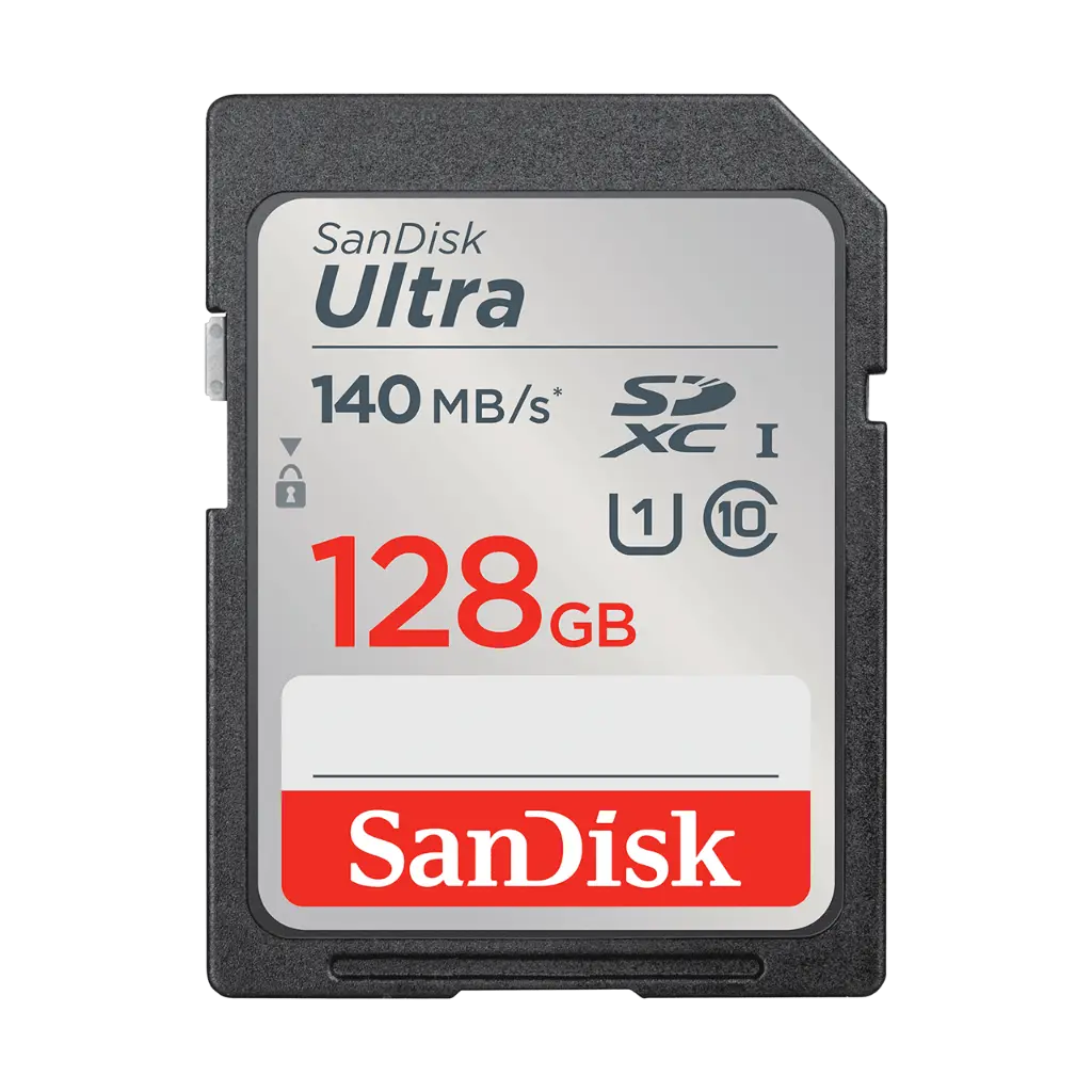 Sandisk Ultra 128GB SD cards for Camera / Trail Camera / Computers Class 10 SDXC 4k