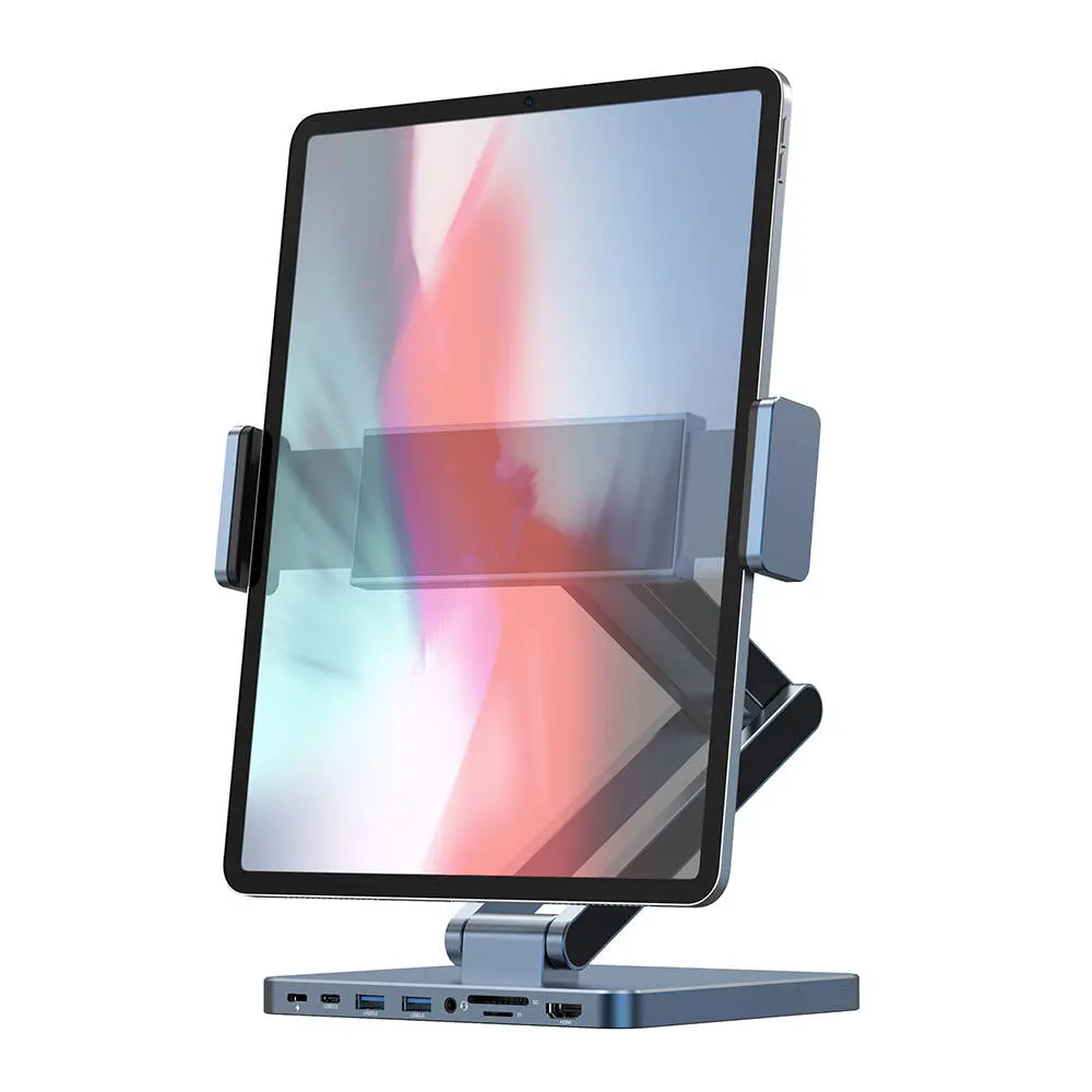 Wiwu AH801 8in1 HDMI (4K@60Hz) Adjustable Tablet Stand