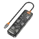 WIWU CB008 TRANSPARENT 8 IN 1 CYBER USB-C HUB