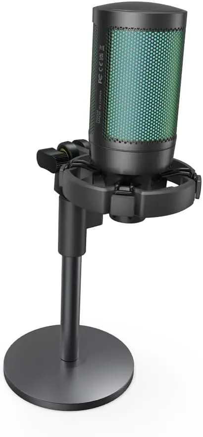 Porodo Gaming Professional RGB Condenser Microphone