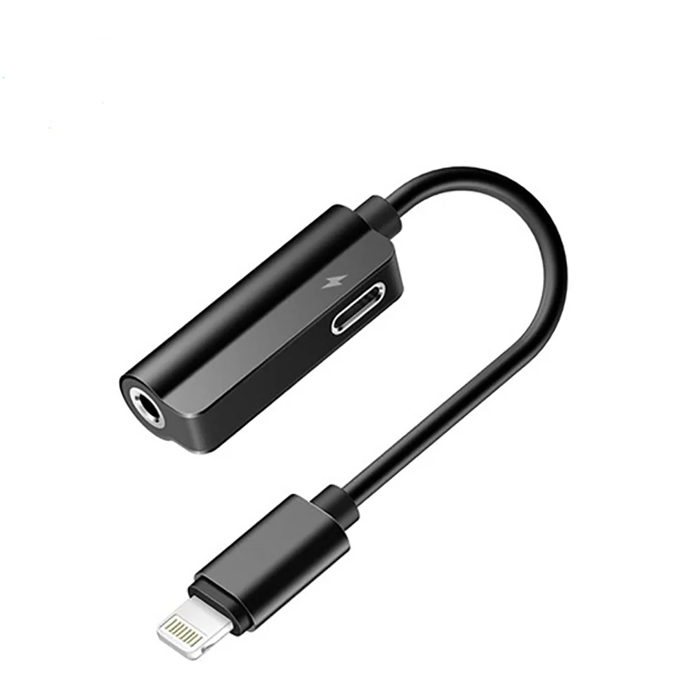 Rock lightning metal charge & audio 2 in 1 cable