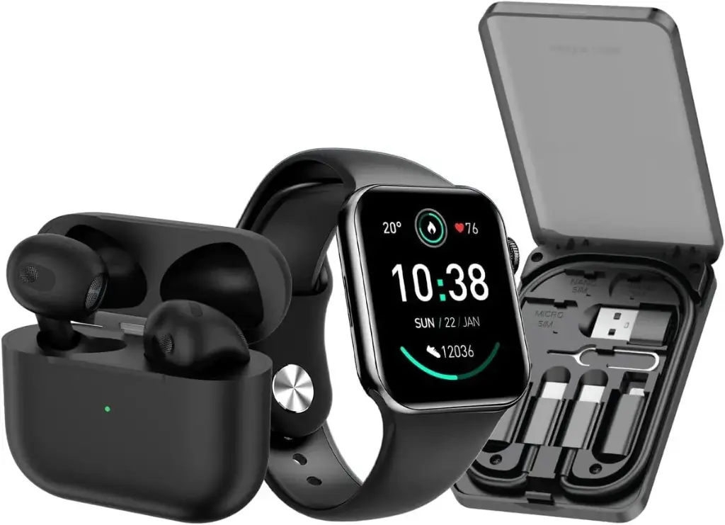 Green Lion 3 In 1 Ultimate Combo Smart Watch, Earbuds & Multi-Functional Box