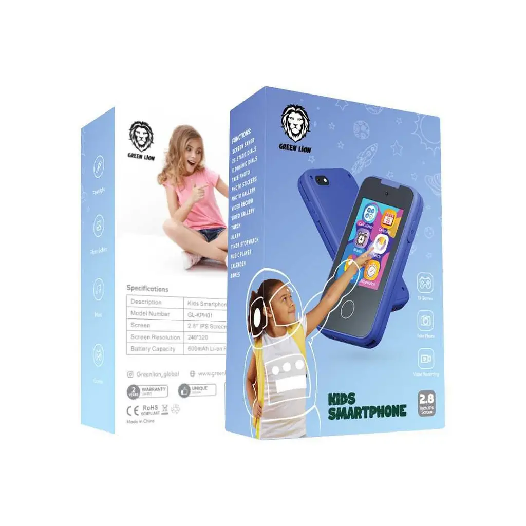 GREEN LION KIDS SMART PHONE 2.8" موبايل اطفال