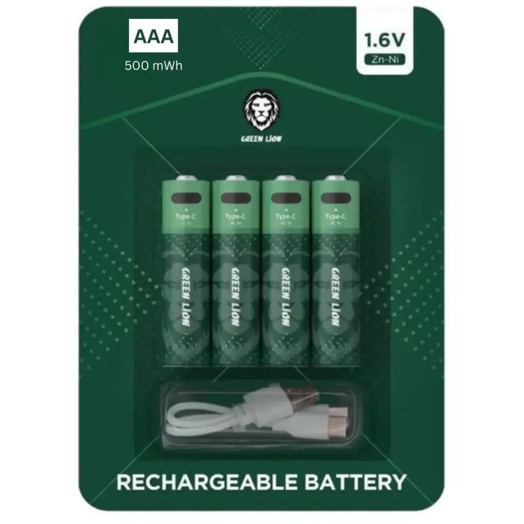 Green Lion Rechargeable Battery AAA
