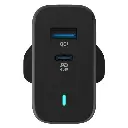 Powerology 63W Ultra-Quick GaN Charger 45W PD & USB-A Quick Charge 18W QC3.0