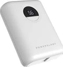 Powerology Power Bank, Ultra-Compact Design Power Bank 10000mAh Capacity PD 18W